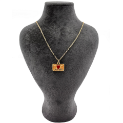 Gold - Kalpli Zarf Kolye