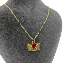 Gold - Kalpli Zarf Kolye