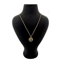 Gold Zincirli Hayat Ağacı Kolye