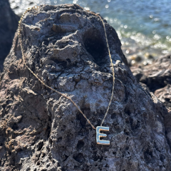 Gold - Balon E Harf Kolye