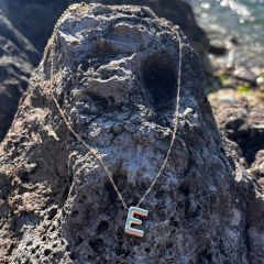 Gold - Balon E Harf Kolye