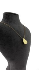 Gold Küçük Boy Damla Kolye