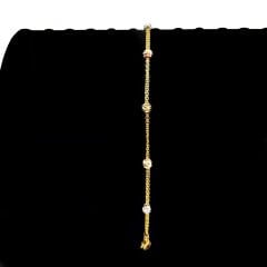 Altın Kaplama Top Zincir Bileklik