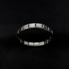 Gümüş Renk Çelik İtalyan Charm Bileklik