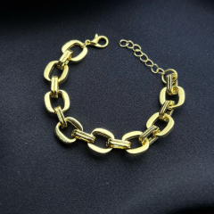 Gold-Kalın Halka Bileklik