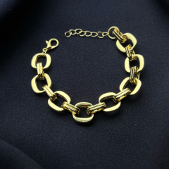 Gold-Kalın Halka Bileklik