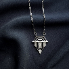 Gümüş-Serenay Leyla Kolyesi