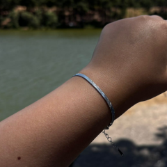 Gümüş-İtalyan Bileklik