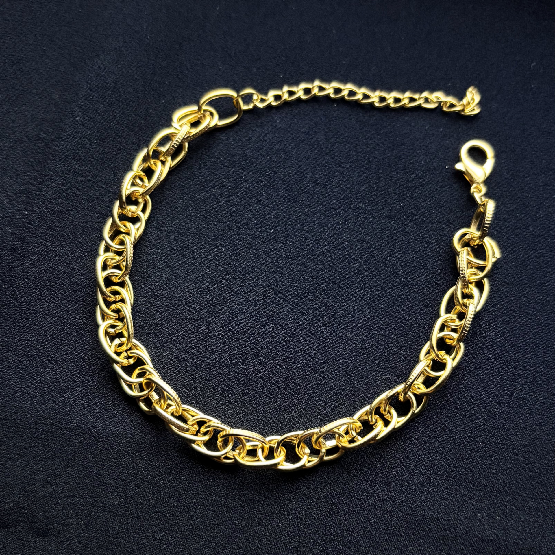 Gold-Unisex Zincir Bileklik