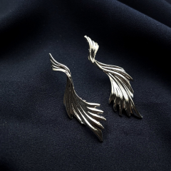 Gümüş-Sarmaşık Uzun Küpe