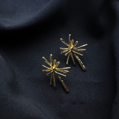 Gold-Dera Büyük Küpe