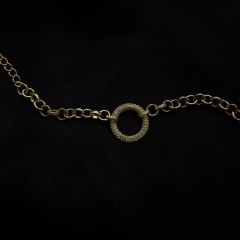 Gold-Halka Zincir Bileklik