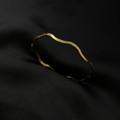 Gold-Zikzak Ajda Bilezik