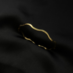 Gold-Zikzak Ajda Bilezik