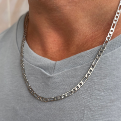 Gümüş - Erkek Zincir Kolye
