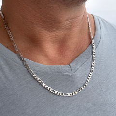 Gümüş - Erkek Zincir Kolye