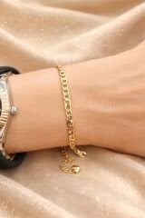 Xuping 14K Altın Kaplama Kadın Çelik Bileklik